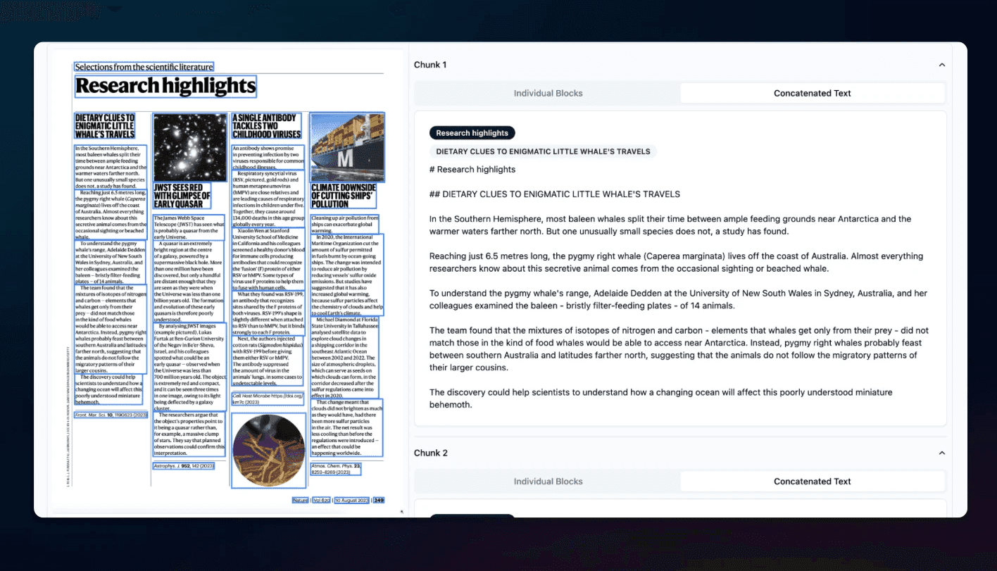 preview of reducto's dashboard