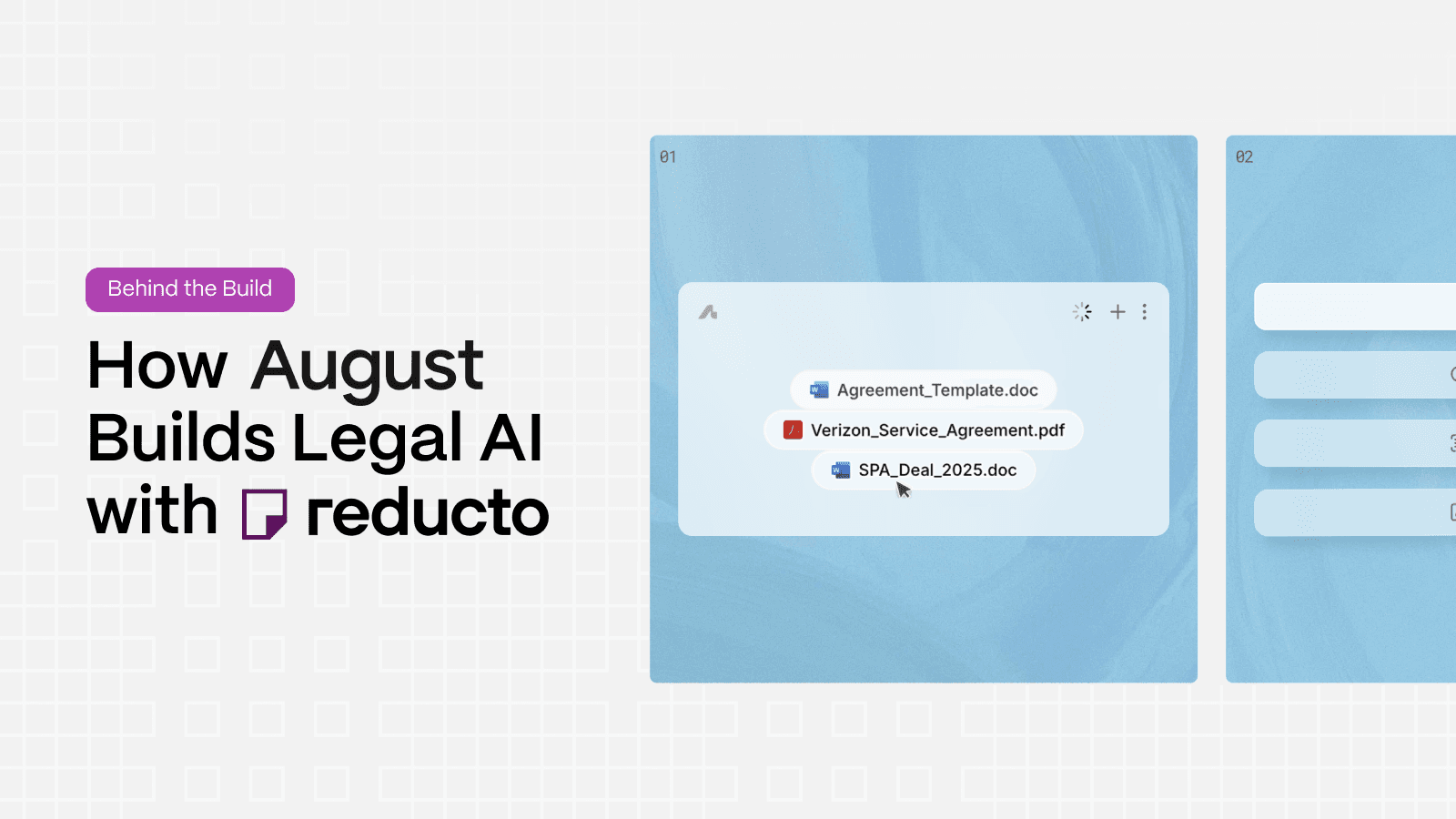 August Law and Reducto Case Study Header Image